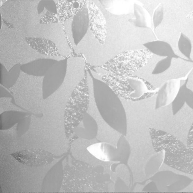 foto del prodotto stickerslab pellicola privacy effetto fiori semplici per finestre vetri autoadesive anti uv controllo calore misura 90cm x 150cm