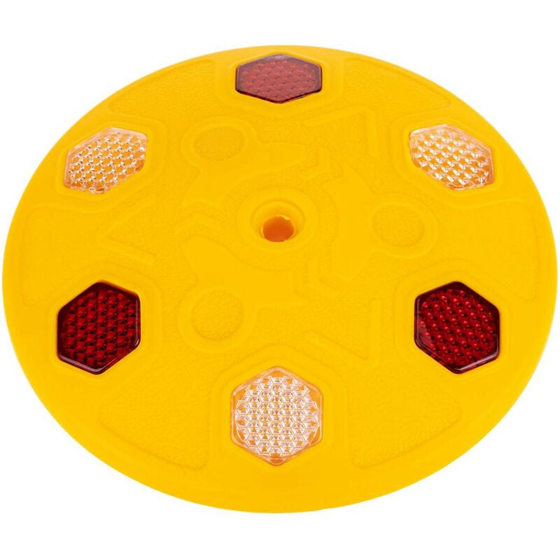 foto del prodotto stickerslab riflettore catarifrangente stradale giallo 140x140x20mm