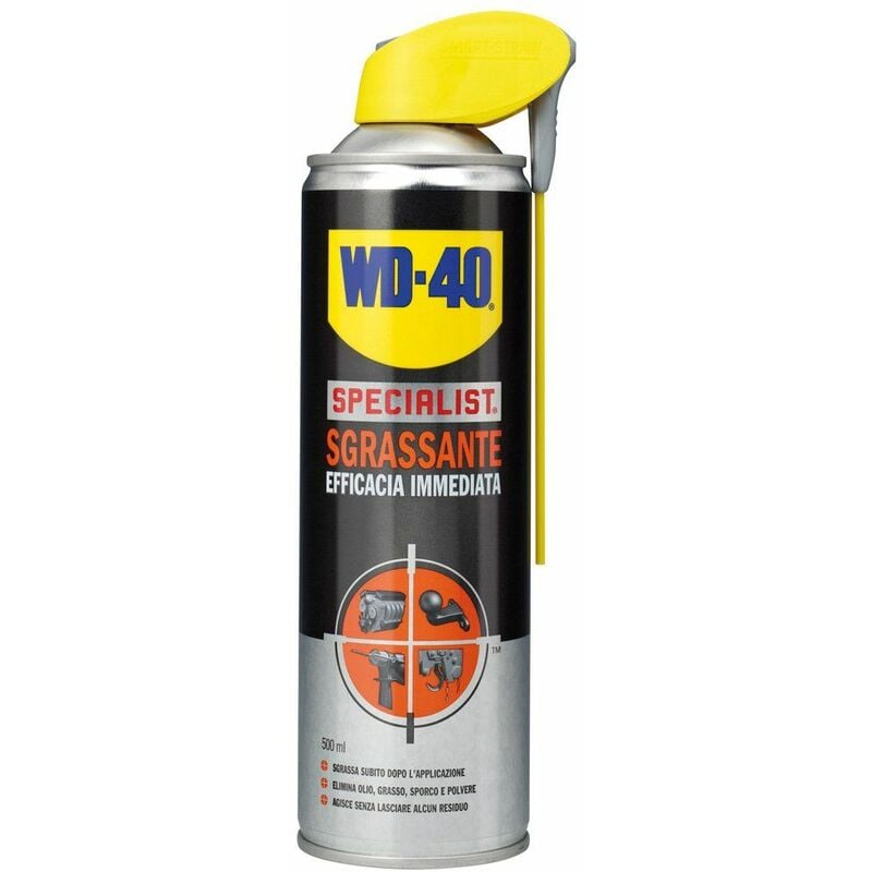 foto del prodotto stickerslab wd 40 specialist sgrassante spray ad efficacia immediata con sistema doppia posizione 500 ml