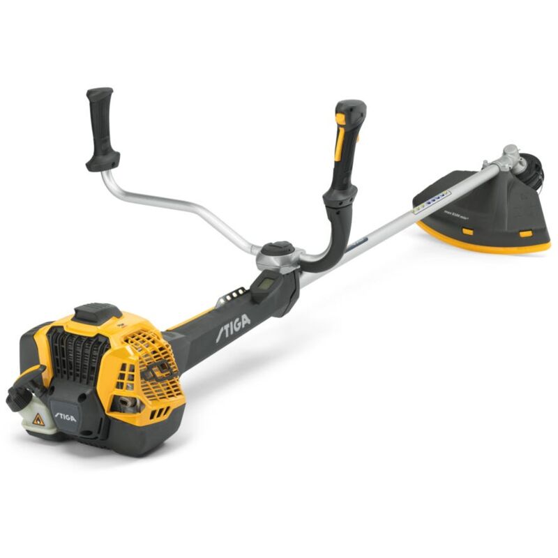 foto del prodotto stiga bc 750 b 1,5kw decespugliatore a scoppio, ampiezza di taglio di 45 cm, incl. lama 3t e bretella, motore a due tempi da 44,8cc