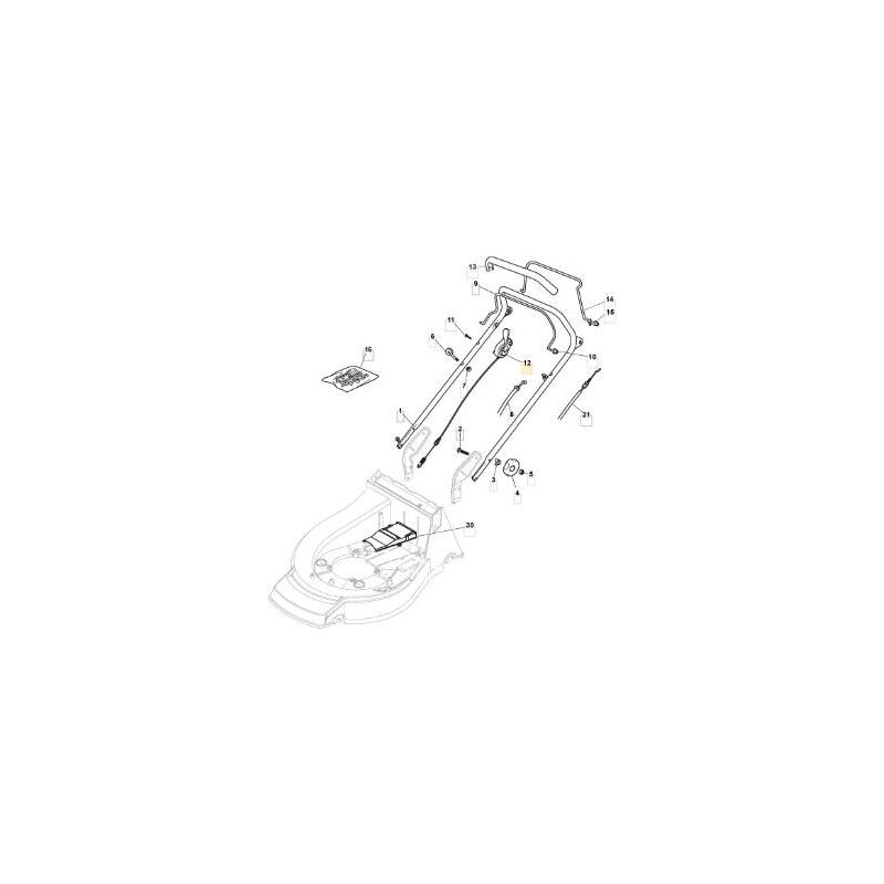foto del prodotto stiga cavo comando bbc wescon np53 22 mm originale 381030033 0