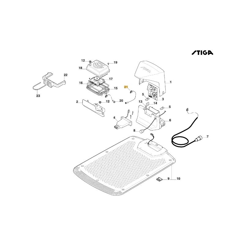 foto del prodotto stiga cavo scheda gps robot rasaerba modelli a1000 a1500 originale 122063047 0