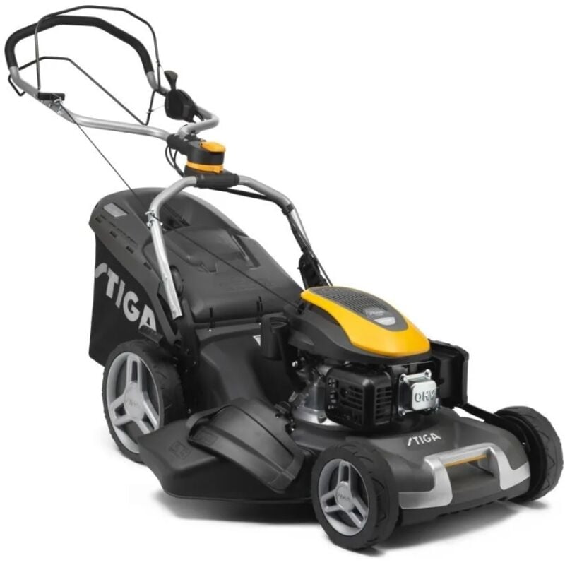 foto del prodotto stiga combi 955 v - tagliaerba a trazione 196cc, larghezza di taglio 53 cm, raccoglitore erba 70 litri, 4 modalità di taglio