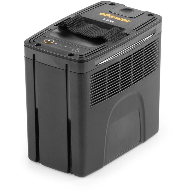 foto del prodotto stiga epower 48v 7,5ah batteria per attrezzi da giardino alta capacit , sgancio rapido, compatibilit universale, indicatori led, manico