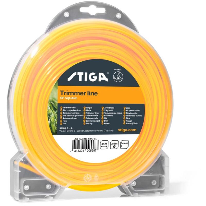 foto del prodotto stiga filo a sezione quadrata 44 m 3,0 mm