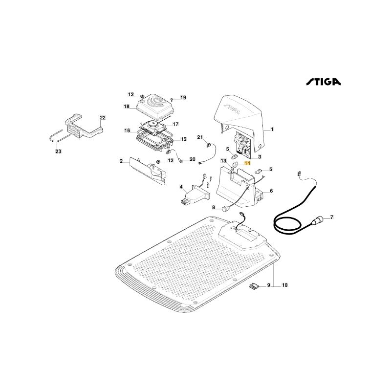 foto del prodotto stiga gommino passacavo tpv robot tagliaerba modelli a1000 originale 118564528 0