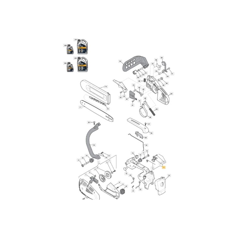 foto del prodotto stiga impugnatura motosega modelli spr270 spr270c originale 6995240