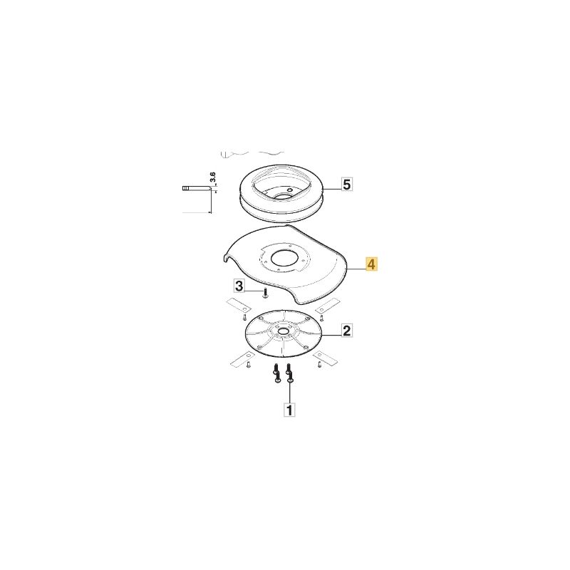 foto del prodotto stiga protezione soffietto motore originale robot tagliaerba a1500 322110087 0