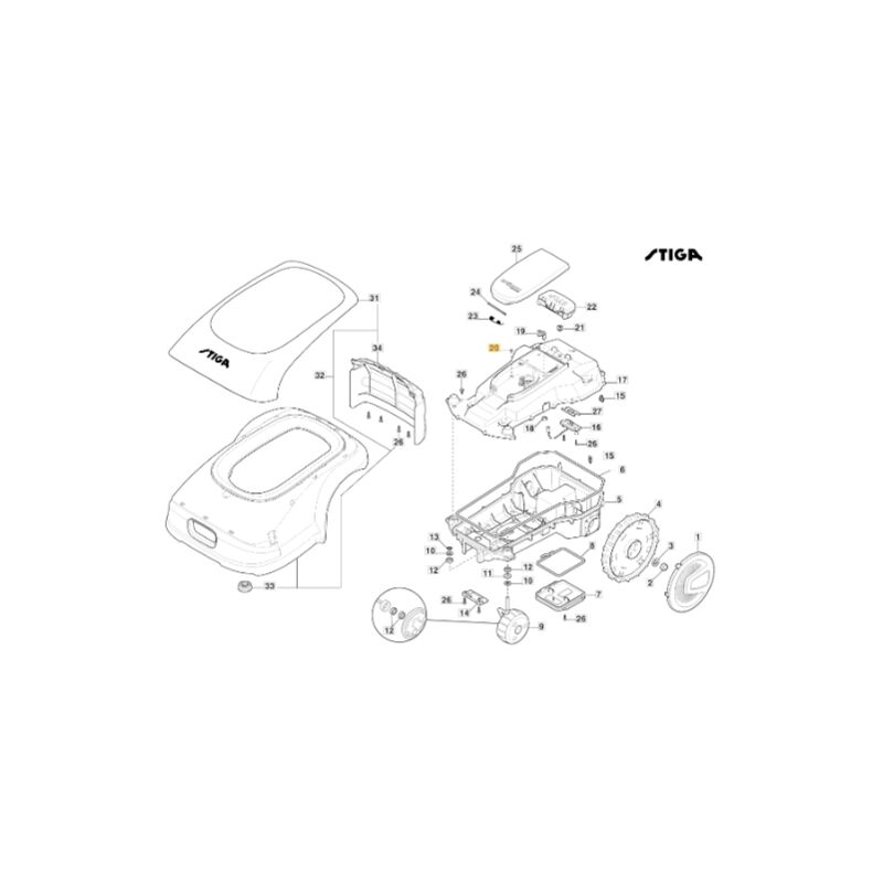 foto del prodotto stiga spintore a molla fastpoint robot modelli a1000 originale 118564533 0