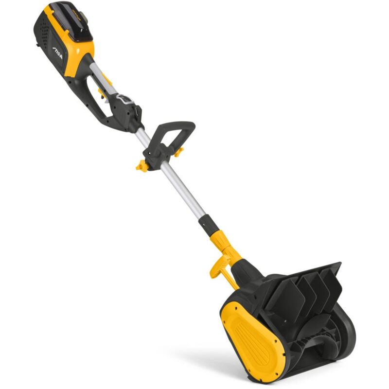 foto del prodotto stiga st 300e spazzaneve a batteria 48v a batteria, fino a 15 cm di profondit , coclea regolabile, albero telescopico solo utensile 