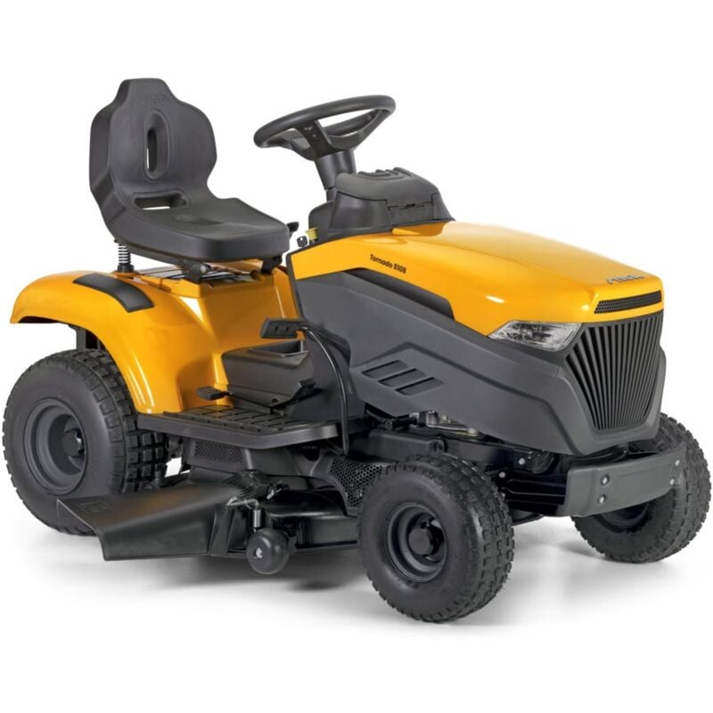 foto del prodotto stiga tornado 5108 trattorino da giardino 108 cm motore st500 da 452 cc scarico laterale e mulching asse anteriore in acciaio fari a led