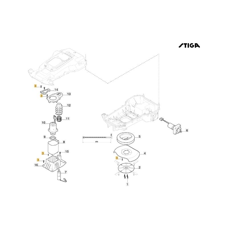 foto del prodotto stiga vite robot tagliaerba rasaerba modelli a1000 a10000 originale 112728717 0
