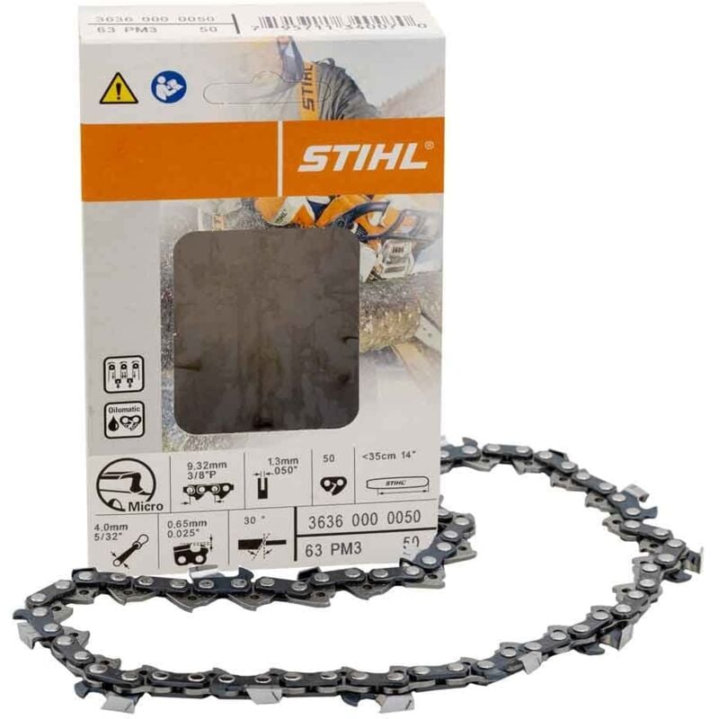 foto del prodotto stihl catena motosega 35 cm 3 8 originale per ms 170 ms 180 3636 000 0050