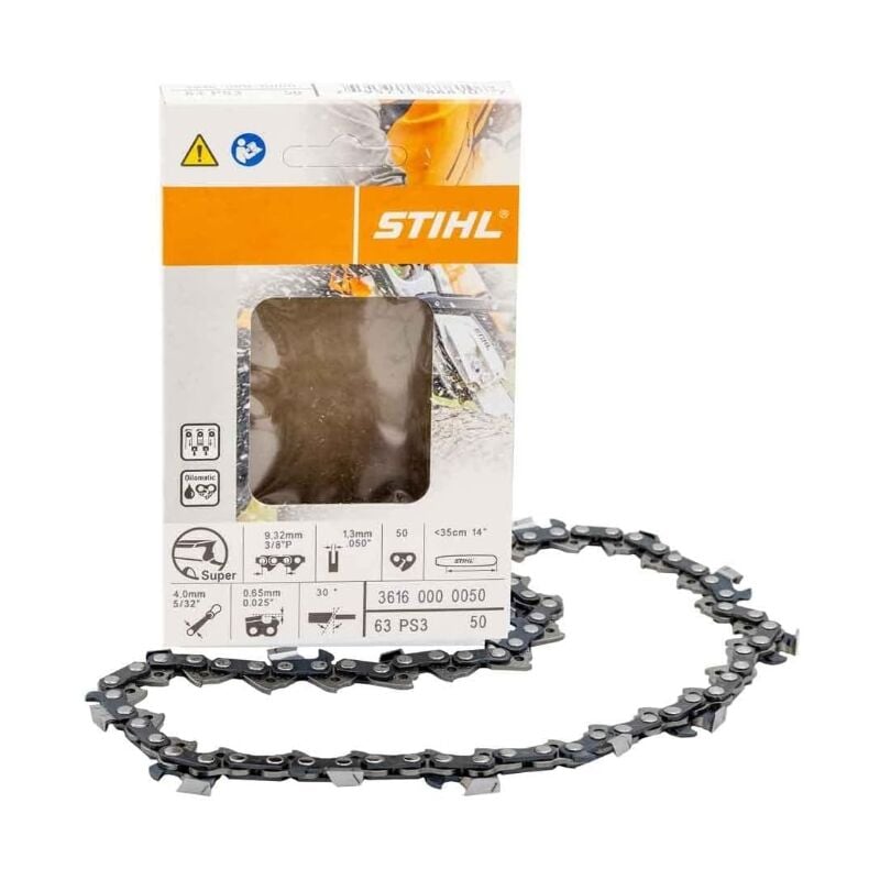 foto del prodotto stihl catena picco 3 8 passo 1,3 motosega modelli ms210 originale 36160000050