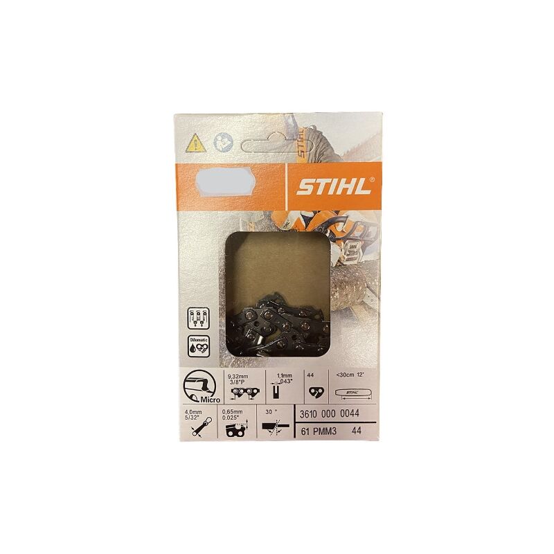 foto del prodotto stihl catena pico micro 3 8 passo 1,1mm motosega originale 36100000044