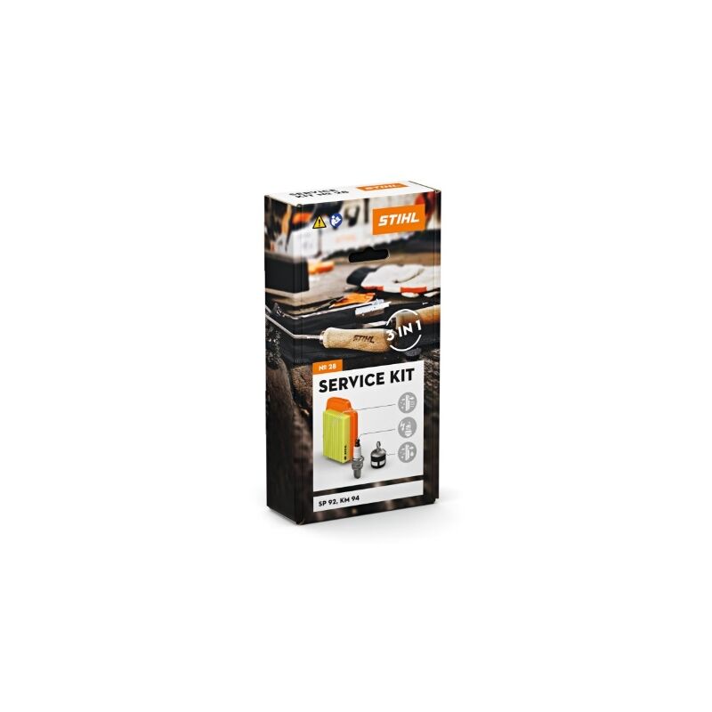foto del prodotto stihl corredo di manutenzione motore modelli km94 originale 41490074103