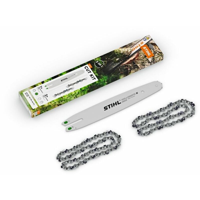 foto del prodotto stihl cut kit numero 2 2 catene con barra per motosega ms 170 ms 171