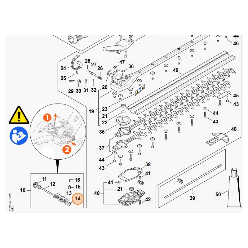 foto del prodotto stihl disco tagliasiepi modelli hla135 originale 42436427801
