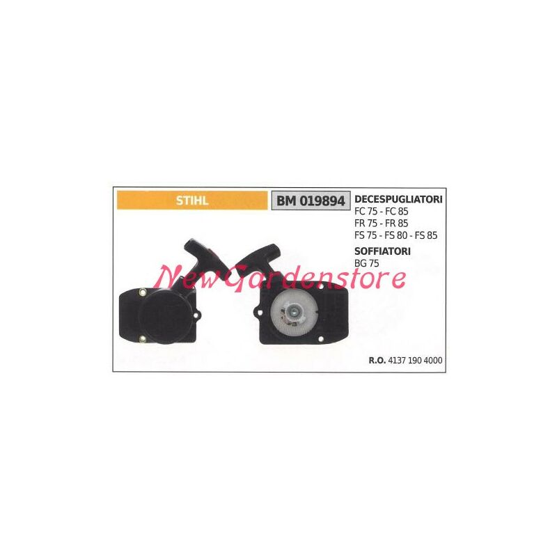 foto del prodotto stihl messa in moto motore decespugliatore fc 75 85 soffiatore bg75 019894