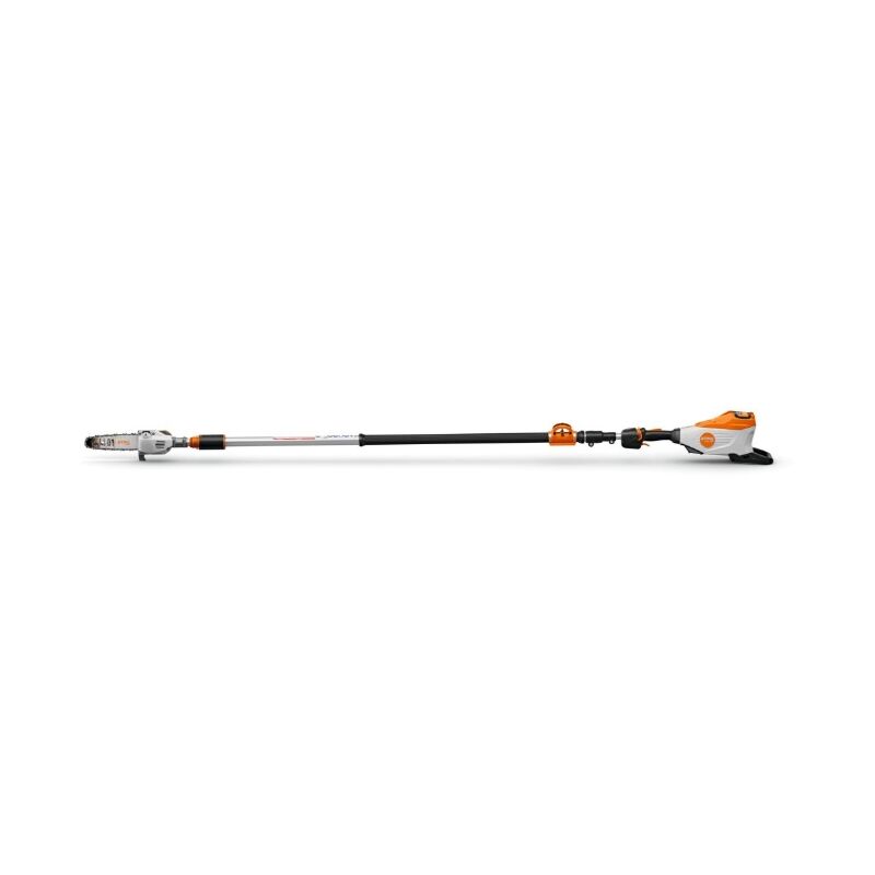 foto del prodotto stihl sramatore hta 160 36v senza batteria e caricabatteria con base di supporto