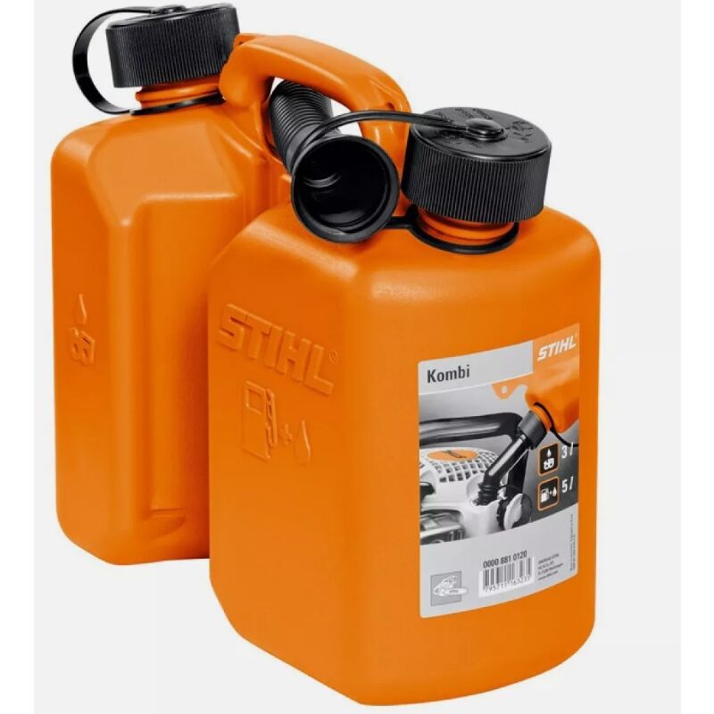foto del prodotto stihl tanica combinata colore arancione capacita carburante 3 l olio 1.5 l