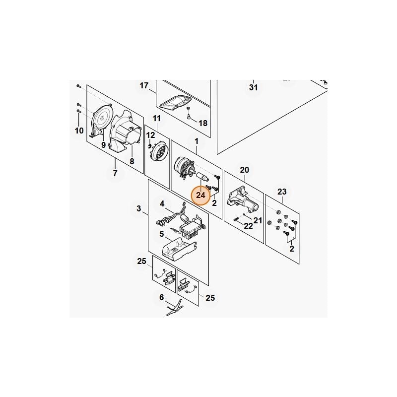 foto del prodotto stihl trascinatore tagliasiepi modelli hla135 originale fa017644200