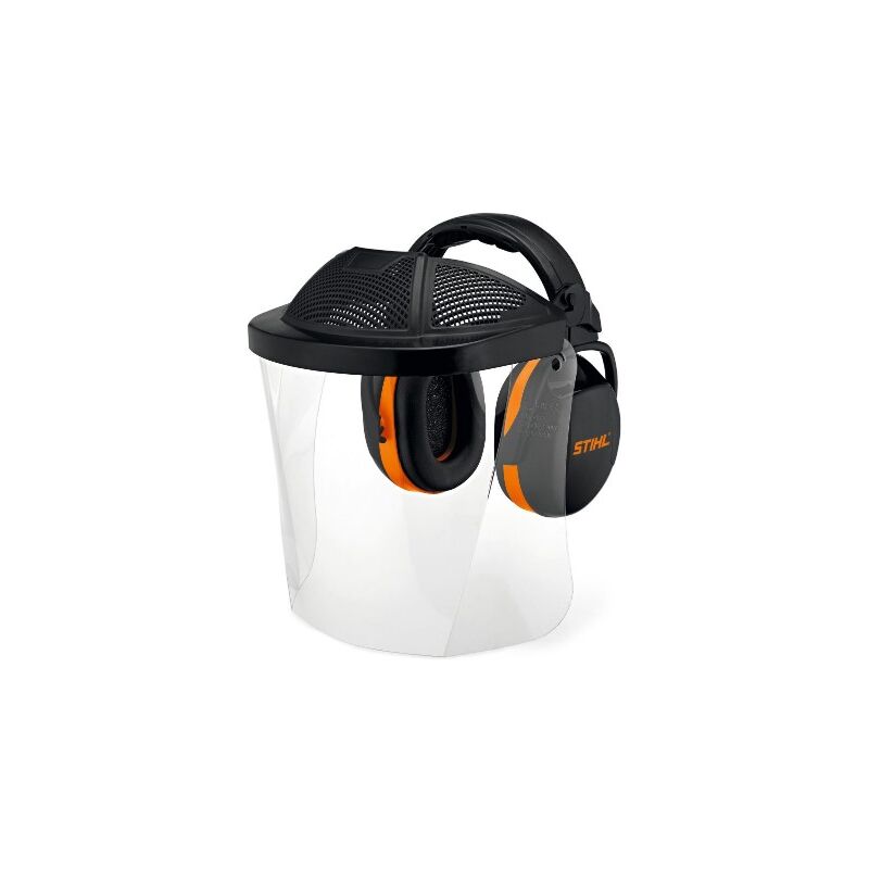 foto del prodotto stihl visiera in policarbonato con cuffie imbottite dynamic gpc 30 originale
