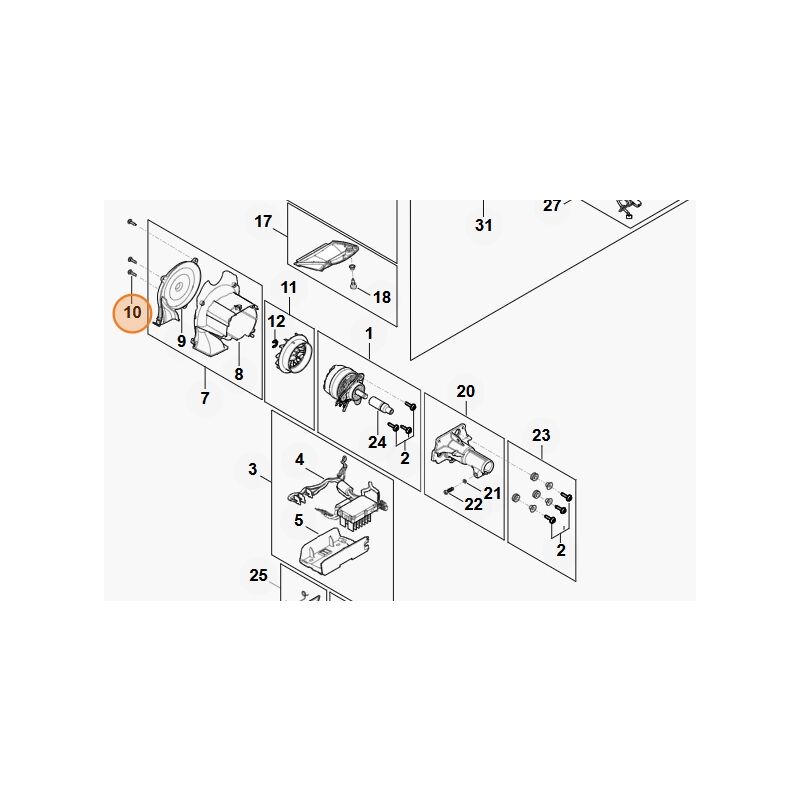 foto del prodotto stihl vite per lamiera is p4x16 tagliasiepi modelli hla135 originale 90744773025