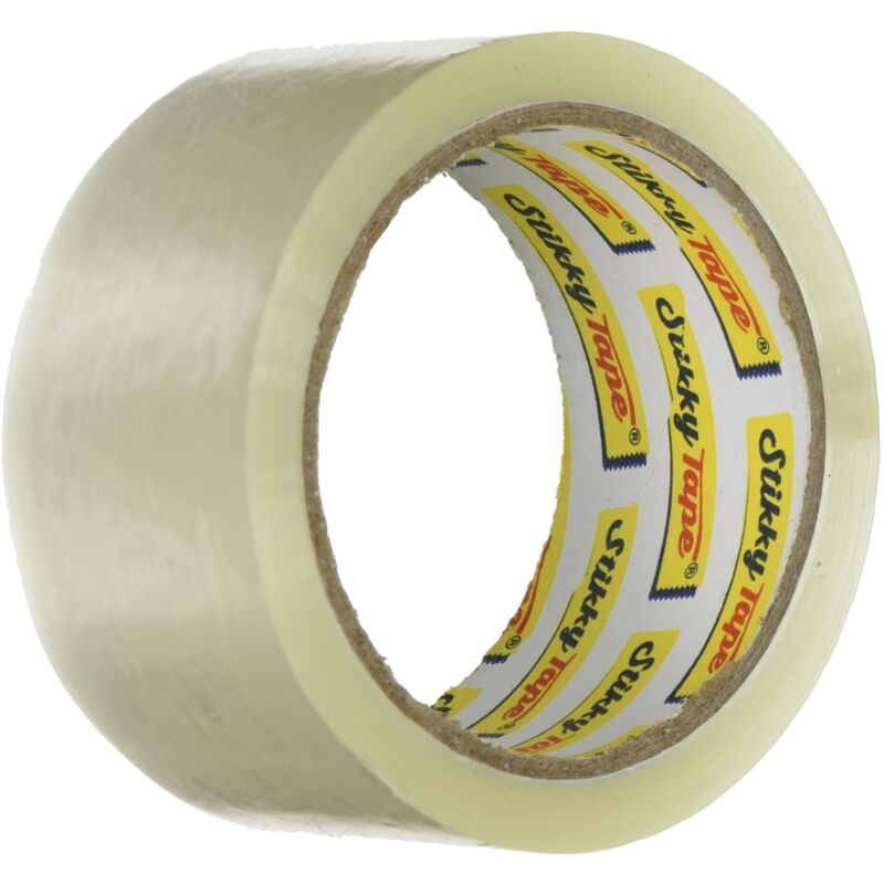 foto del prodotto stikky low noise nastro adesivo 66 m x 48 mm marrone confezione da 6 p brown