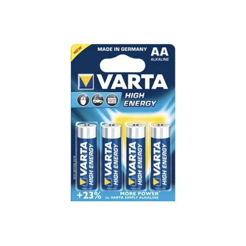 foto del prodotto stilo aa 1,5v long life blister 4pz alcalina varta batterie