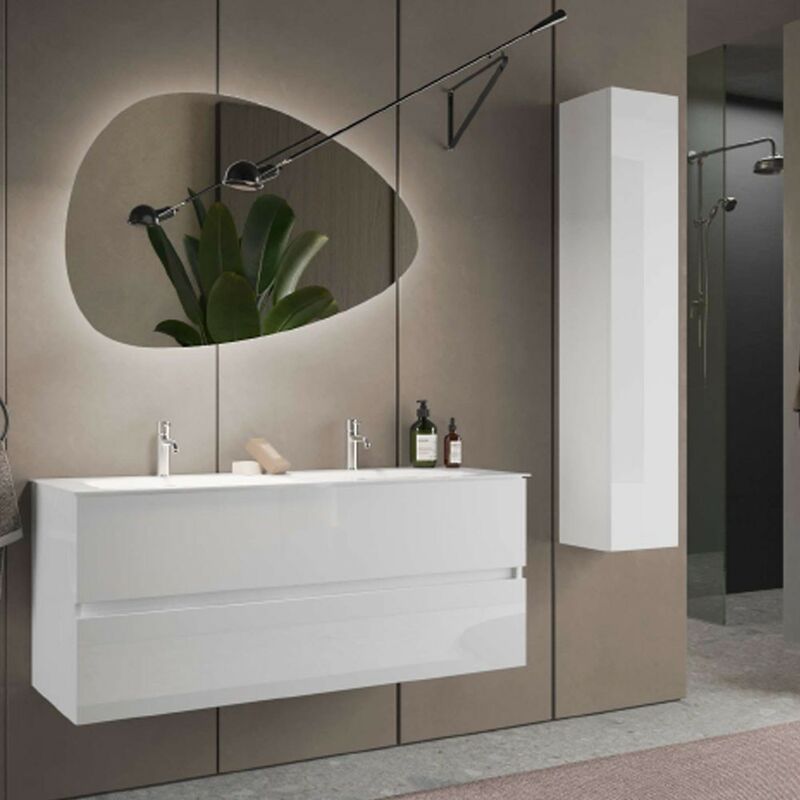 foto del prodotto stilprojectstore mobile bagno sospeso bianco lucido start l 122 x h 50 x p 45 cm