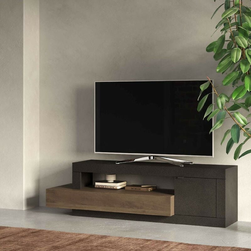 foto del prodotto stilprojectstore porta tv soggiorno 1 anta 1 cassetto l159x49x42 cm freedom lava mercure