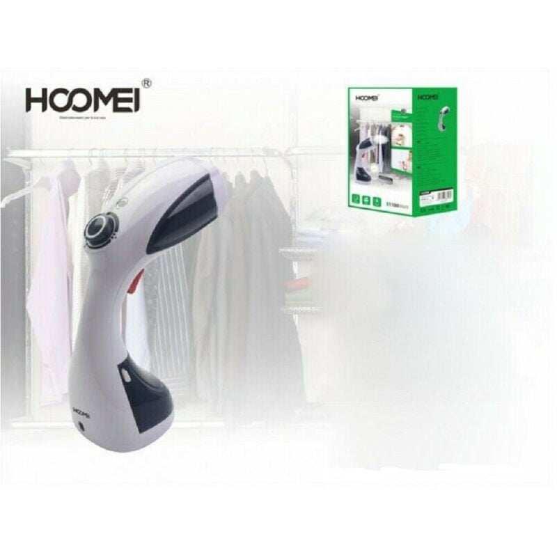 foto del prodotto stiratrice a vapore portatile 1100w 200ml piastra in acciaio autonomia in 8 min. - - trade shop traesio