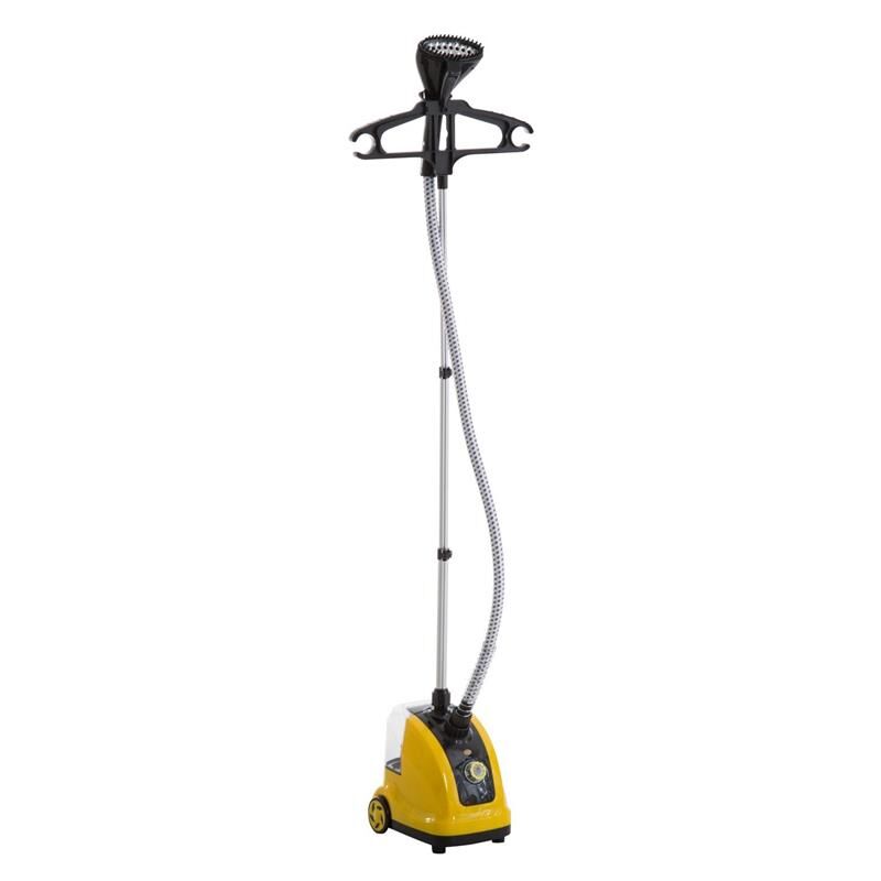 foto del prodotto stiratrice a vapore verticale professionale 1.4l 1800w. giallo
