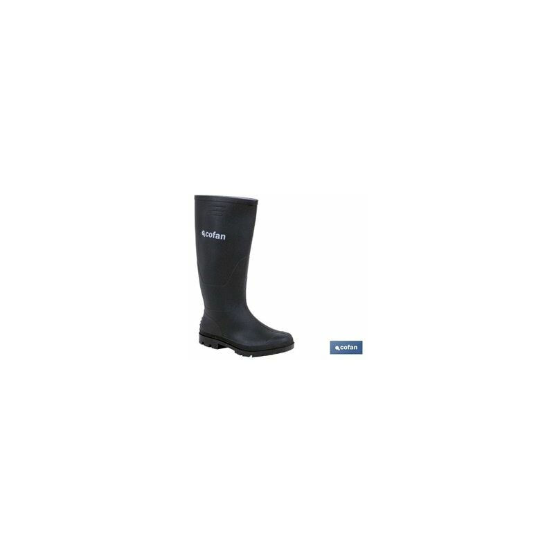 foto del prodotto stivale da acqua alta in pvc nero taglia 42