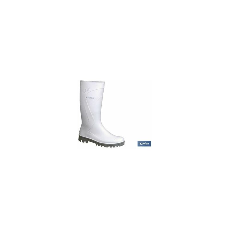 foto del prodotto stivale da pioggia in pvc bianco taglia 45