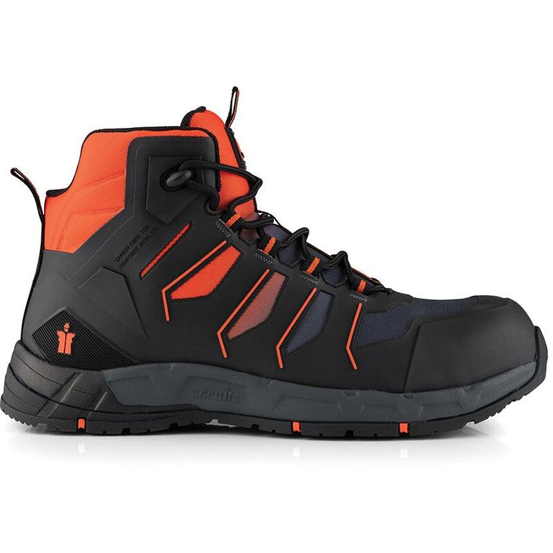 foto del prodotto stivale di sicurezza glide, nero arancio numero 42 8 