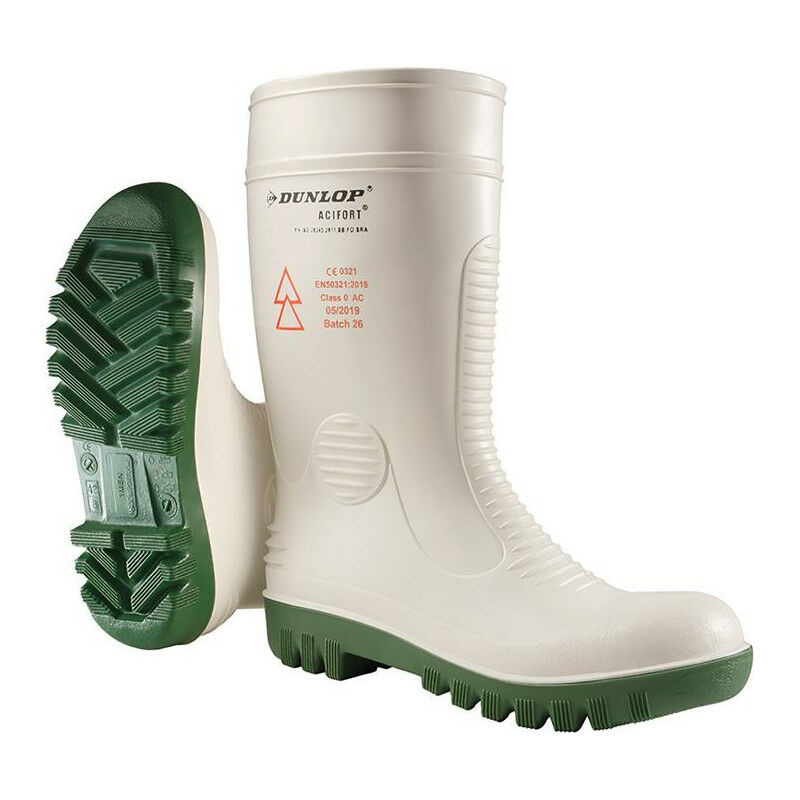foto del prodotto stivale dunlop acifort high voltage.blanc. taille 47