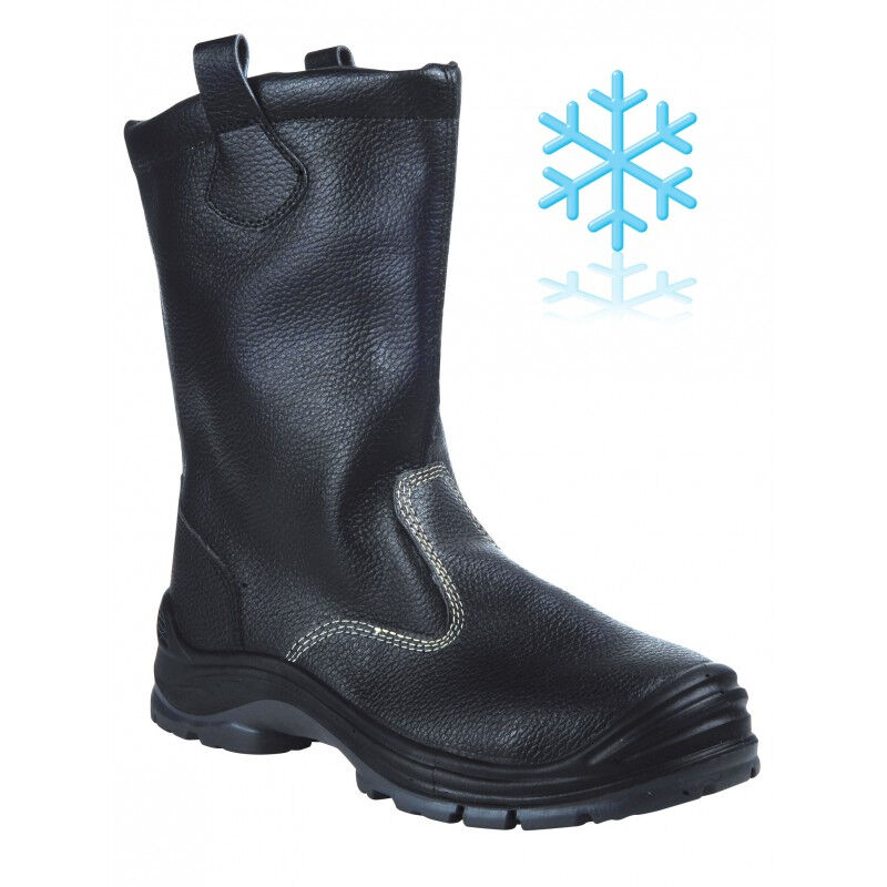 foto del prodotto stivale singer s3 src foderato in pelle nera taglia 46 breme