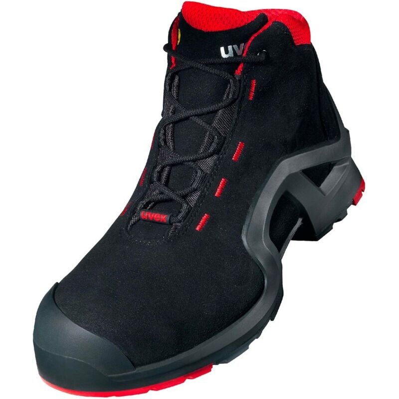 foto del prodotto stivaletti antinfortunistici uvex 1 s3 src esd 85172 45 nero rosso