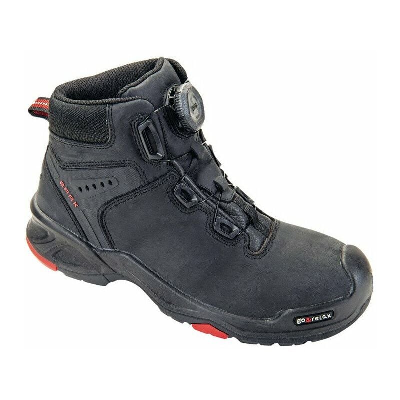 foto del prodotto stivali di sicurezza braxton taglia 45 pelle nera rossa s3 src hro en20345 baak