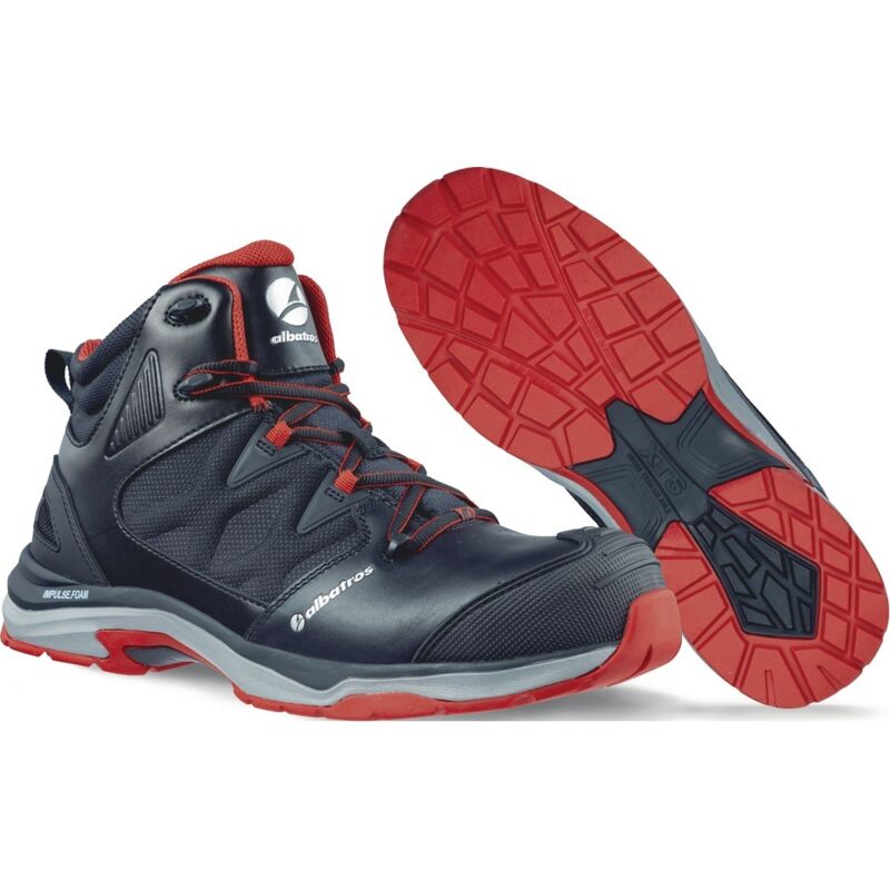 foto del prodotto stivali di sicurezza ultratrail black mid gr.41 nero rosso s3 esd hro src
