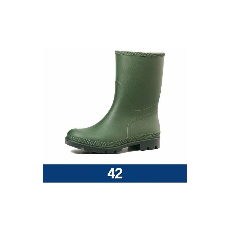 foto del prodotto stivali pvc verdi tronchetto 42