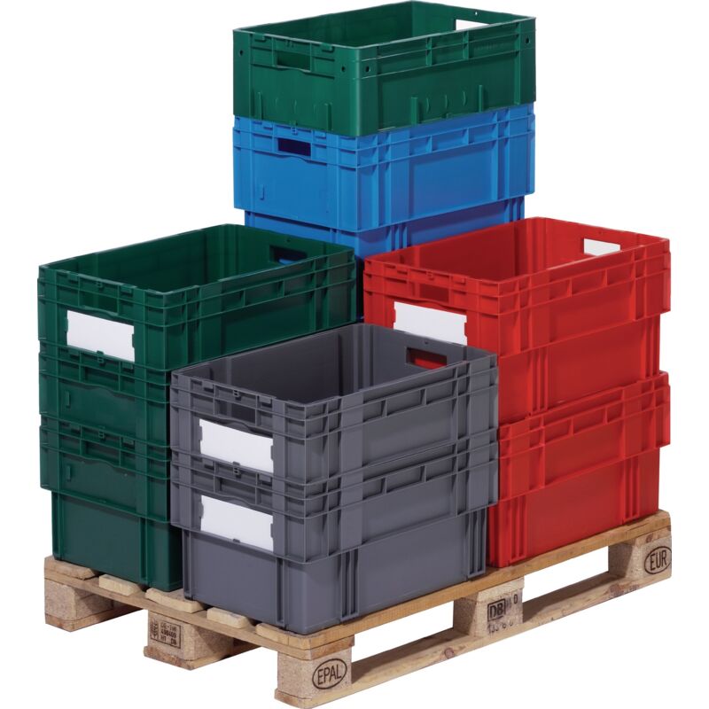 foto del prodotto stoccaggio vassoio dtk 600x400x320 mm rosso a 2 