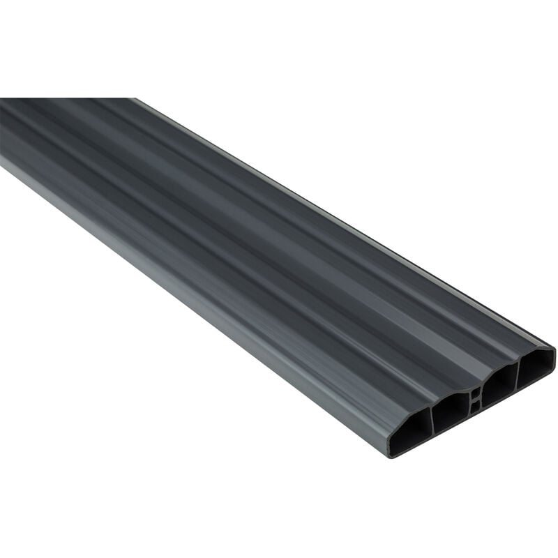 foto del prodotto stock rimanente 63cm recinzione doghe duro liscio luce pvc balcone boards grafite pzl 31 cappello a punta