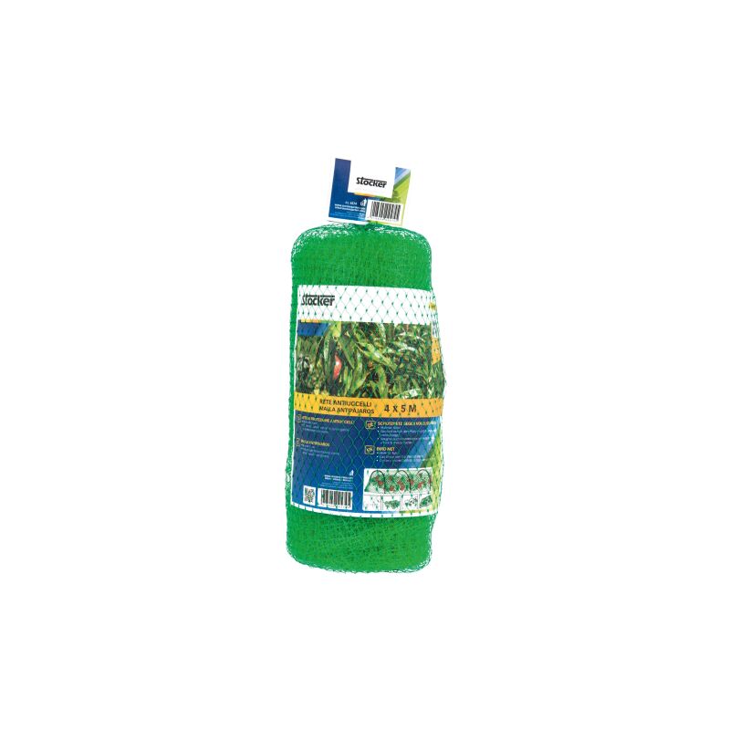 foto del prodotto stocker art.4572 rete antiuccelli protezione orto 2x10 mt