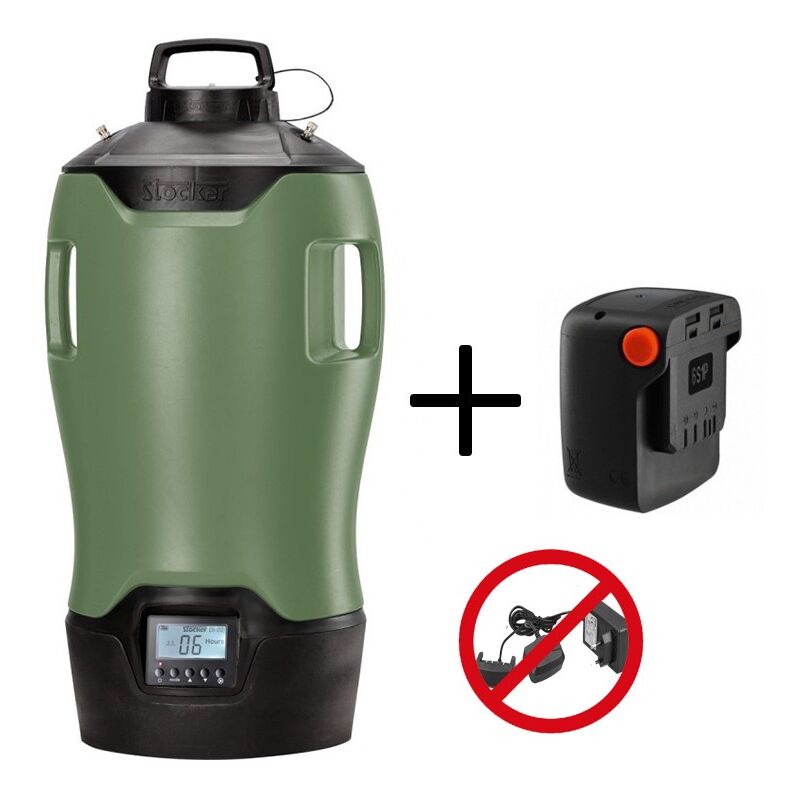 foto del prodotto stocker geyser nebulizzatore e 25 mi 21v verde 1 batteria 2.6 ah 21 v