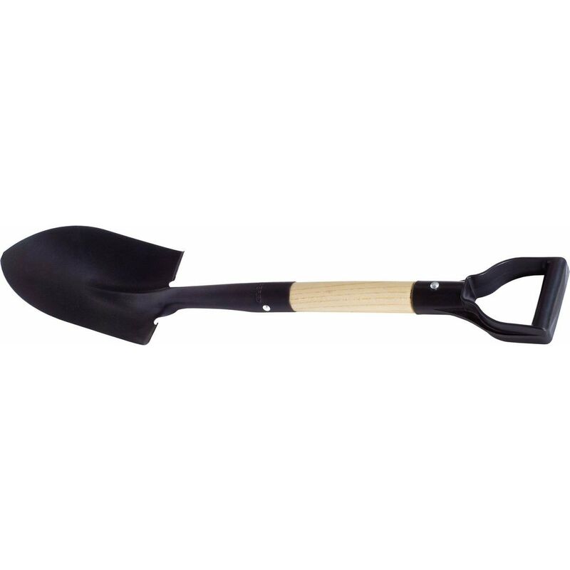 foto del prodotto stocker pala in acciaio con manico in legno 70 cm