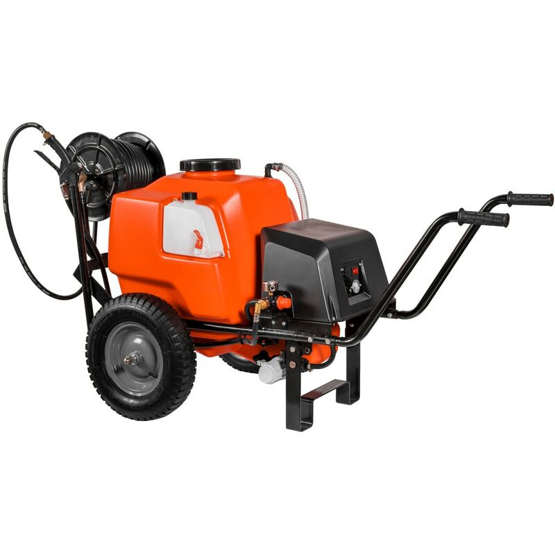 foto del prodotto stocker pompa a carriola a batteria 80 l