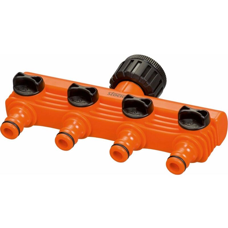 foto del prodotto stocker raccordo rubinetto a 4 uscite 1 2 3 4